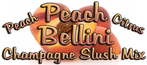 Peach Bellini Champagne Slush Mix