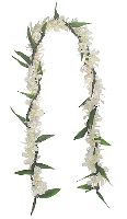 Hawaiian luau wedding groom's lei.